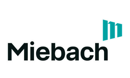 Abbildung des Logos der Firma Miebach Consulting GmbH, Partner auf dem Event DEUTSCHER FACHKONGRESS FABRIKPLANUNG